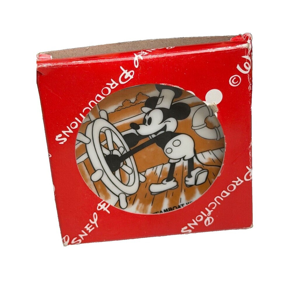 Mickey Mouse Steamboat Willie 1928 Collector Mini Plate